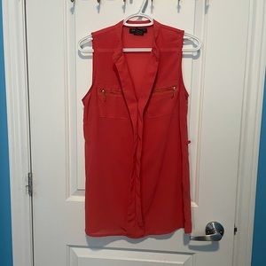 Salmon coloured blouse